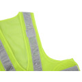 Chaleco de seguridad Cape de PVC amarillo Hi-Vis Mesh Vest